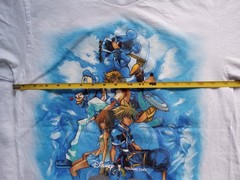 Kingdom Hearts II Square Enix x Disney RPG Sora Men’s T-Shirt White Size Medium