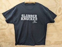 Jim Ross Slobber Knocker Men’s XL Black T Shirt Good Ol JR WWE Wrestling WCW WWF