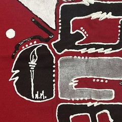 Unique Clothing “abstract Design” Hand Painted XL Red T-Shirt – One Of One Art