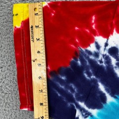 FREEZE Brand Tie Dye T-Shirt Adult Large Multi-Color Spiral Swirl Boho Grunge
