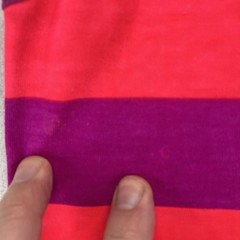 Vintage Sporty 80s 90s Tank Top Sport Stripes BRIGHT NEON Extra Small 32×22