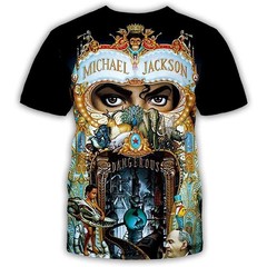 Mens Retro Music Graphic T Shirt Casual Streetwear Summer Short Sleeve Tee
