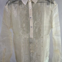 Barong Tagalog Formal Wear Men’s Size 4X NWOT Philippines Organza