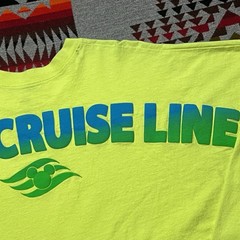 Disney Cruise Line Spirit Jersey Shirt Size Large Yellow Long Sleeve R1