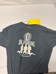 JBL Spear Guns logo T shirt XL Gray ,0163, 0162
