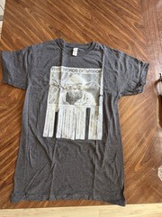 M&O Gold Star Wars Yoda Graphic Gray Men’s S Crew Neck T-Shirt