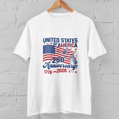 USA 250th Anniversary Shirt Patriotic America Flag T Shirt 1776 2026