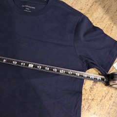 New! Lot of 2 Outerknown Mens XS Tee Shirt 100% Organic Cotton Blue Peru