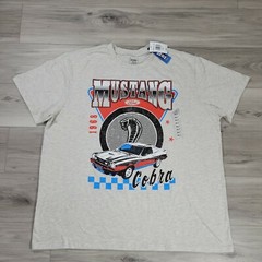 Ford Mustang T-Shirt Men’s 3XLT Beige Heather New