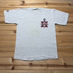 Vintage 90s Harvard Lacrosse University Big H College Graphic T-Shirt – Medium