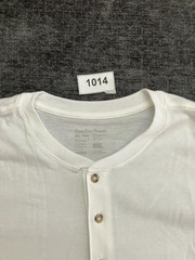 Fresh Clean Threads T-Shirt Men 2XLT White Soft Knit Cotton Casual Henley Neck