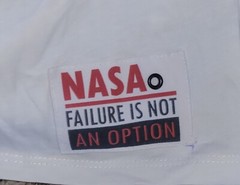 NASA White Shirt Top Adult Medium NEW WITH TAGS