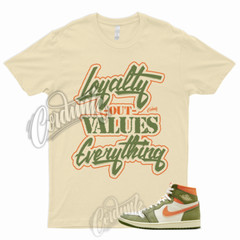 LYLTY T Shirt for 1 High Celadon Sky J Light Olive Bright Mandarin Coconut Milk