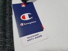 Champion Mens Sports Anti Odor Tee cotton Athletic wear Black SZ Medium