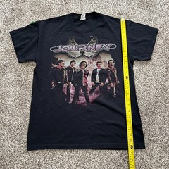 Journey Tour 2013 T-Shirt Sz M Rock Band Shirt Front Back Graphic Black
