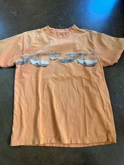 Classic Car Graphic T Shirt Reverse Print Size Large Short Sleeve 100 Cotton USA