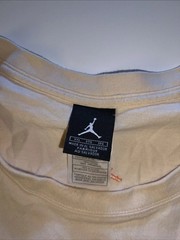 Vintage Air Jordan 7 Cream T-Shirt Basketball Print size XXXL 3x Brand