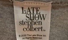 Official Authentic Late Show With Stephen Colbert T-Shirt Unisex Comfy Tee M