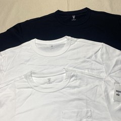 MODE OF ONE T-shirt Lot Boxy Pocket T-Shirt Regular Fit Cotton Lightweight M