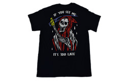 Cactus & Skull Mens Grim Reaper If You Can See Me It’s Too Late Shirt New M,L,XL