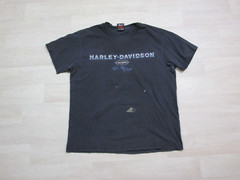 Vintage 1990s Harley Davidson Motorcycles Ride Free Embroidered Ohio T Shirt (L)