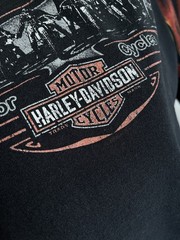 Faded Vintage 2006 Harley Davidson Flame Long Sleeve – Size XL