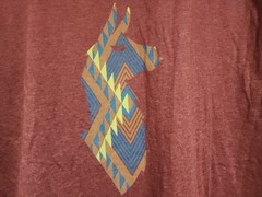 Cotopaxi Llama Lover T Shirt Mens 2XL Rust Graphic Organic Cotton Quick Drying