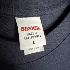 Birdwell Beach Britches Men’s L Navy Blue Graphic T-Shirt Big Logo Made In USA