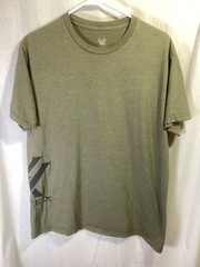 Vortex Khaki Large Cotton Blend T Shirt T18