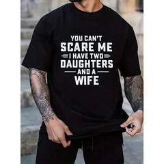[Mens Funny T-Shirt] Funny Personality Men’s Short-Sleeve T-Shirt Letter Print
