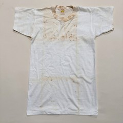 Vintage Russell Athletic Blanks Adult S White T-Shirts Lot of 4 NOS – Stained