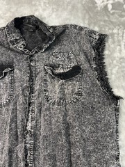 2 Piece Combo 2020 Sturgis Cut Off Button Up Shirt And a 2021 Sturgis Ballcap