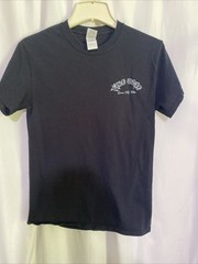 Gildan Graphic T-Shirt Mens Small Black Excellent It’s 5 o’clock Somewhere Ohio