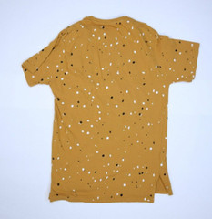 Evolution in Design Never Fold Poker Orange Gold Spoted SS T-Shirt Mens 3XL