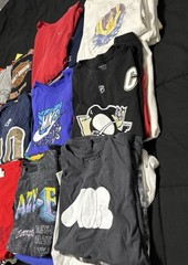10 Graphic T-Shirt Lot Bundle Random Sports Music Modern VTG READ DESCRIPTION