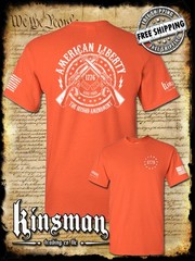American Liberty 2nd Amendment 1776 AR-15 2-Sided T-Shirt American Flag
