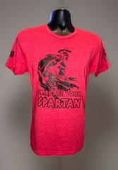 Deka Spartan Race Men’s Size Med. T-Shirt Red – Embrace Your Spartan Graphic Tee