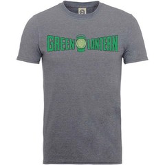Men’s Green Lantern Crackle Logo T-shirt X-Large Tweed