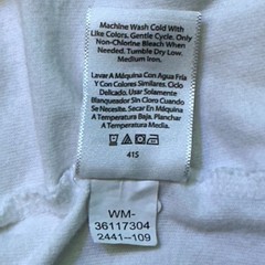 George Men’s Small White Long Sleeve T-Shirt 100% Cotton Crewneck Blank S 34-36