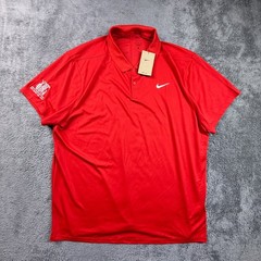 Nike Golf Polo XXL Mens Red Dri-Fit 2025 Ernie’s Open Ray Derby NWT
