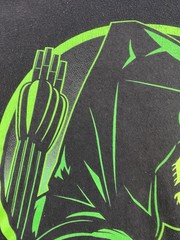 Green Arrow DC Mens XXL Black Green Short Sleeve Graphic T-shirt See Pics