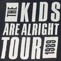 Vintage 1989 The Who Maximum R&B Graphic T-Shirt Size L
