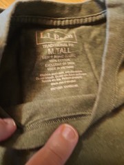 3 L.L. Bean Traditional Fit Basic T-Shirt’s Mens Medium Tall Round Neck