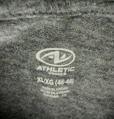 Athletic Works DriWorks Basic T-Shirt Mens XL Gray Long Sleeve Crew Neck Tee