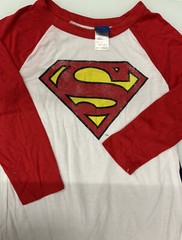🧷 DC COMICS SUPERMAN WOMENS SHIRT WITH CAPE 🆕 as shown