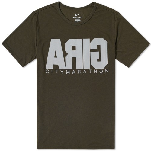 NIKE LAB GYAKUSOU UNDERCOVER GIRA CITY MARATHON REFLECTIVE SHIRT SZ S.