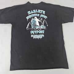 Vintage 1997 Harley Davidson TShirt Spirit Of Alaska Fairbanks Wolves Size XL