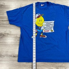 Vintage Walmart Shirt Size XL Smiley Face Promo Morris Gail Lewis Employee 90s