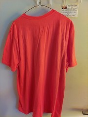 Athletic Works, orange t-shirt, size L, short sleeves, unisex