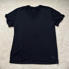 Bambooven Men’s Black Bamboo V-Neck Undershirt – Size XL – VGUC – Stretch